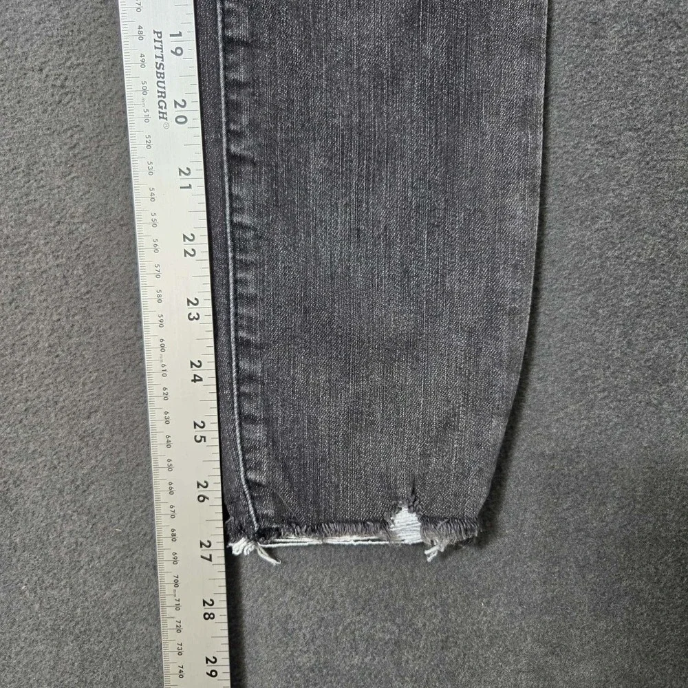 Abercrombie‎ & Fitch Super Skinny Ankle High Rise Womens 0/25 Faded Black Jeans